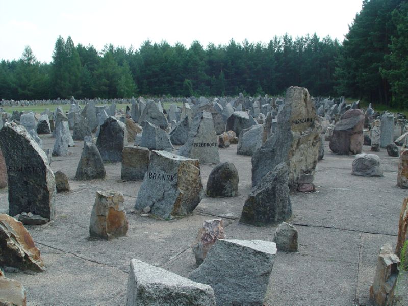Treblinka monument stones